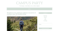 Desktop Screenshot of campus-party.es